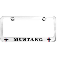 Mustang License Frame USA Plate Size