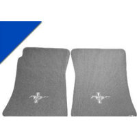 1964 - 1973 Mustang Custom Full-Size Carpet Floor Mats (Bright Blue)