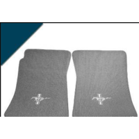 1964 - 1973 Mustang Custom Full-Size Carpet Floor Mats (Dark Blue)
