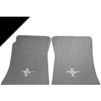 1964 - 1973 Mustang Custom Full Size Carpet Floor Mats Convertible (Black)