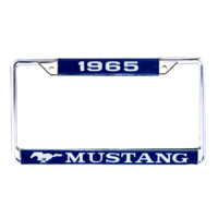 1965 Mustang Year Dated License Plate Frame