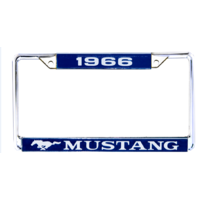 1966 Mustang Year Dated License Plate Frame