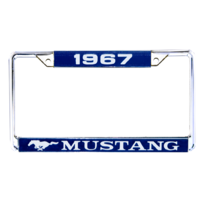 1967 Mustang Year Dated License Plate Frame