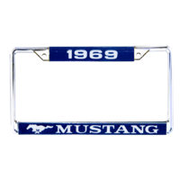 1969 Mustang Year Dated License Plate Frame