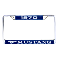 1970 Mustang Year Dated License Plate Frame