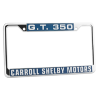 Carroll Shelby Motors License Plate Frame - GT350