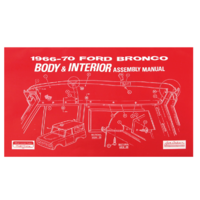 1966 - 1970 BRONCO BODY/INT Manual
