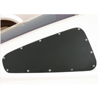 2010-13 Mustang Quarter Window Covers (Black)