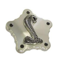 Torq Thrust D Billet Hub Caps with Cobra (Set of 4)