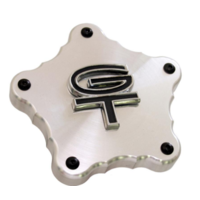Vintage 40 & 45 Billet Hub Caps with GT (Set of 4)