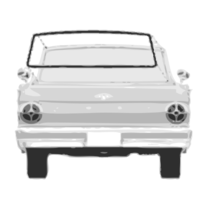 1960 - 1962 Falcon 2 Door Sedan Rear Window Seal