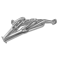1964 - 1969 Mustang High Performance 6 Cylinder Header - Single outlet, nickel plated, fits 170, 200, 250