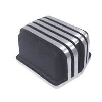 1965 - 1973 Mustang Black Aluminum Voltage Regulator Cover