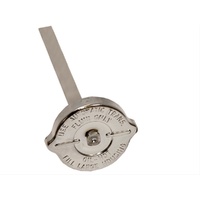 65-66 Power Steering Pump Cap (With Dip Stick, Chrome)