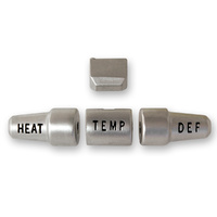 1964 - 1966 Mustang Heater Knob Set - Satin