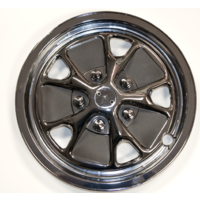 Styled Steel Plastic Hub Caps (14" Diameter)