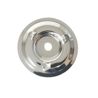 64-67 Styled Steel Wheel Hold Down Plate, Chrome