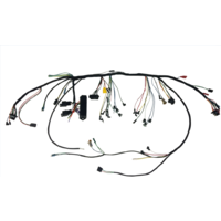 1965 Mustang Under-dash Harness with Premium Fuse Box and Relays 2 speed Heater and Warning Lamps