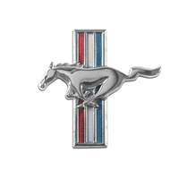 Mustang Running Horse Fender Emblem (1964 - 1966 All & 1967 - 1968 6 Cyl) Left