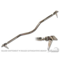 1965 - 1966 Mustang Race Monte Carlo Bar, Curved - Stainless Steel