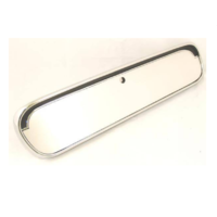 1964 - 1966 Mustang Glove Box Door Aluminum Face