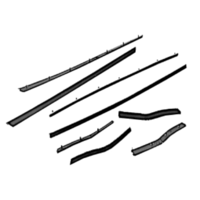 1965-66 Mustang Economy Window Channel Strip Set - Coupe & Convertible