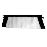Glass Convertible Top Rear Window (White)