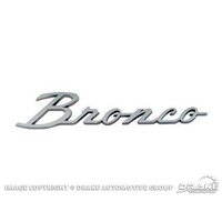 1966 - 1977 Bronco Script Fender Emblem