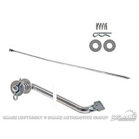 66-77 Bronco Hood Prop Rod (Stainless)