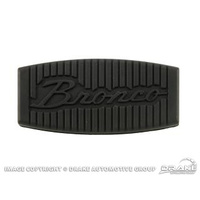 66-89 Bronco Script Brake Pedal Pad for Automatic Transmission