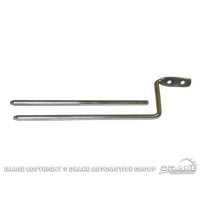 66-77 Bronco Stainless Steel Visor Rod Set