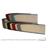 1966 Mustang Door panels lt blue/white