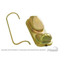 1967 - 1973 Mustang Master Cylinder Cap (Disc Brakes) Gold Cadmium