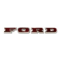 1967 - 1977 Bronco Grill  F O R D  Letters (Red Inlay)