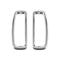 1966-77 Bronco Tail Light Bezels (Stainless Steel)