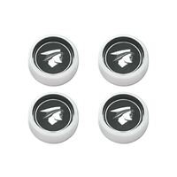 1967 - 1968 Cougar Magnum Hub Caps (Set) Black