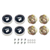 67-68 Original Cougar Hub Caps (Set) Black