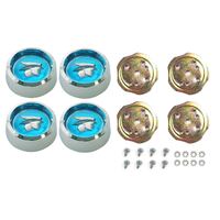 67-68 Original Cougar Hub Caps (Set) Blue