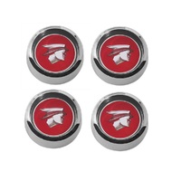 1967 - 1968 Cougar Magnum Hub Caps (Set) Red