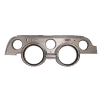 1967 Mustang Deluxe Instrument Bezel (with Brushed Aluminum)