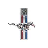 1967 - 1968 Mustang 289 Running Horse Fender Emblem - Pin On (Right)
