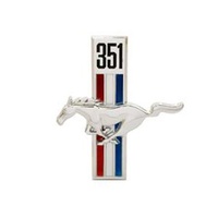 1964 - 1968 Mustang 351 Running Horse Emblem - Left