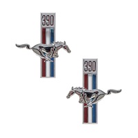 1967 - 1968 Mustang 390 Running Horse Fender Emblem - Pin On