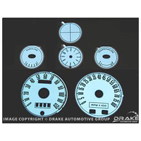 Luminescent Panel Set (6 piece, 8000 RPM Tach)