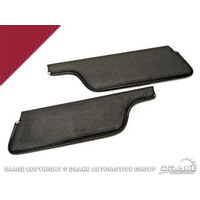 1967 - 1968 Mustang Coupe & Fastback Sun Visor (Dark Red)