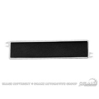 1967 - 1968 Mustang Center Dash Panel (Black)