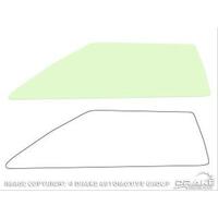 67-68 CP Door Glass - Left, Tinted