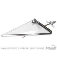 1967 Mustang Vent Window Frame & Door Glass Run Assembly - RH Clear