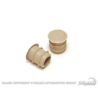 1967 Deluxe Door Panel Plugs (Parchment, Pair)