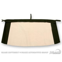 1967 - 1970 Mustang Plastic Convertible Top Rear Window (White)